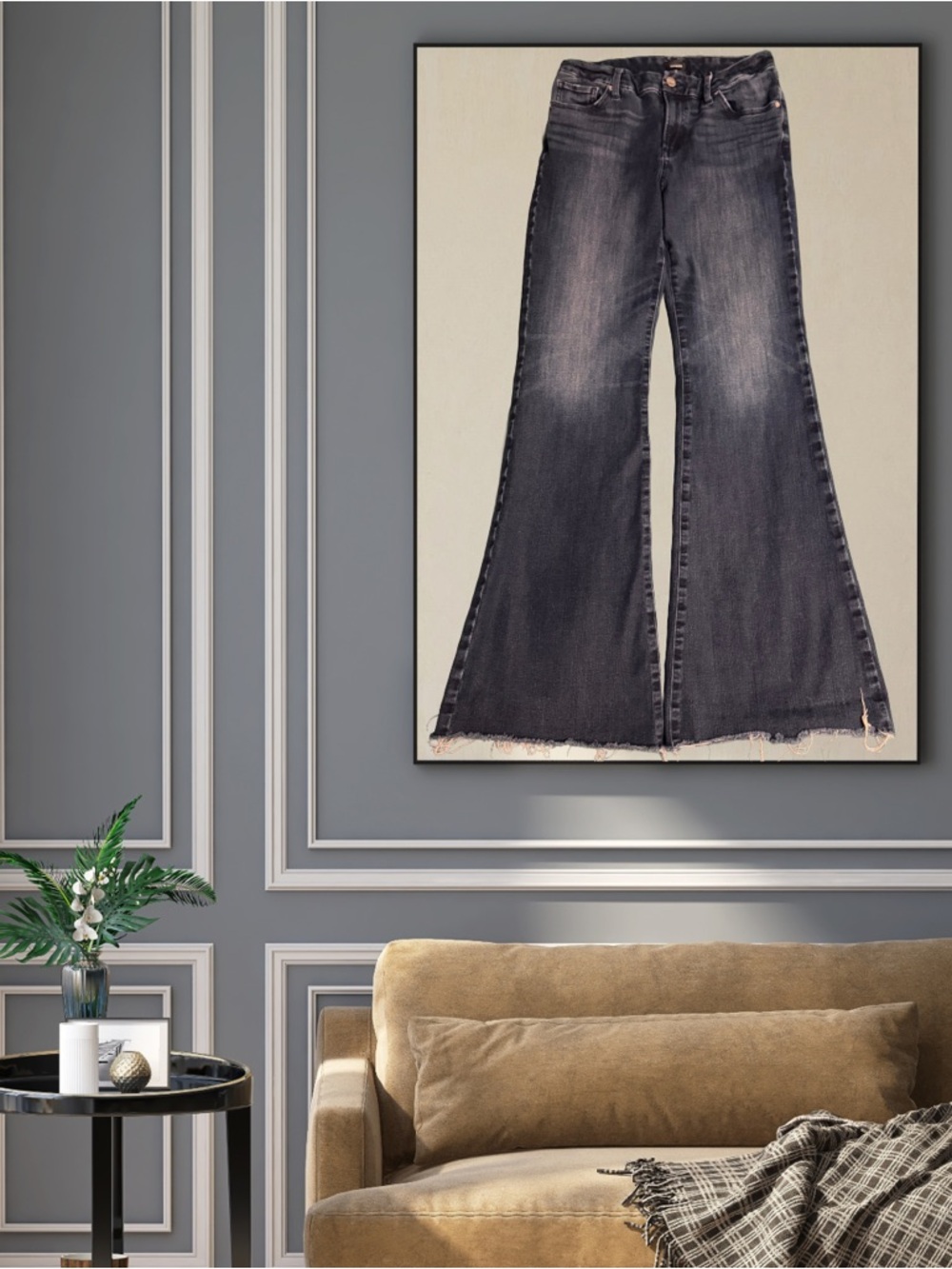 BOGO! Express ‘70s Flares with Raw Hem